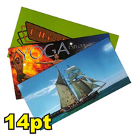 4 1/2" x 12" 14pt Matte/Dull Postcards