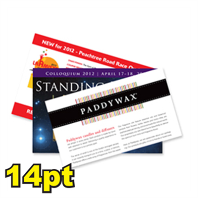 6 1/2" x 11" 14pt Matte/Dull Postcards