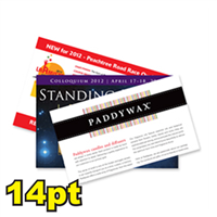6 1/2" x 11" 14pt Matte/Dull Postcards
