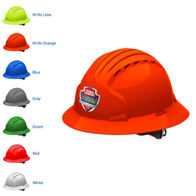 JSP Evolution Deluxe Full Brim Vented Hard Hat