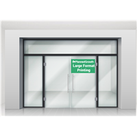 Storefront Half Door Vinyl