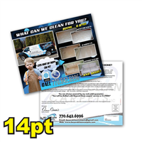 8 1/2" x 11" 14pt Postcards