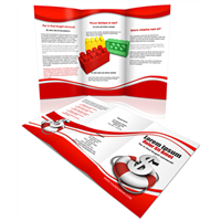 8 1/2" x 14" Brochure 100lb Text