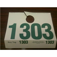 Auto Key Tag/ Claim Check #
