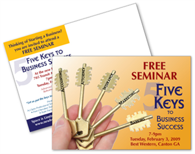 6.5" x 9" 16pt Soft Touch Postcards