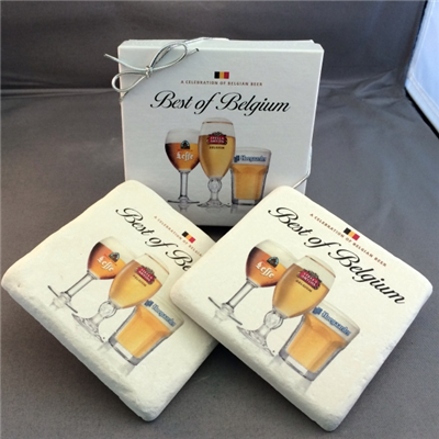 Boxed set of 2 Limestone Coasters