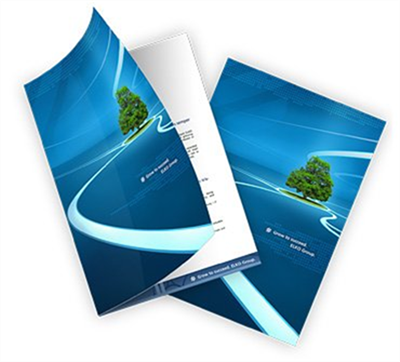 28 Page 8 1/2" x 11" Booklets 100lb Silk Text