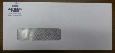 Envelope, Window and Return Address