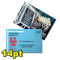 6" x 9" 14pt Matte/Dull Postcards