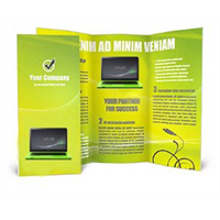 8 1/2" x 22" Brochure 100lb Text Gloss AQ