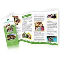 25 1/2" x 11" Brochure 100lb Text