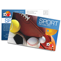 8 1/2" x 5 1/2" 16pt Soft Touch Postcards