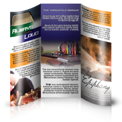 Brochure 8 1/2" x 11"  100lb Text