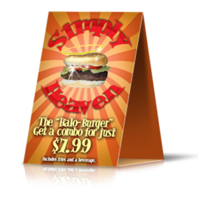Table Tents 4" x 6"