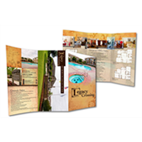 8 1/2" x 14" Brochure 100lb Text Gloss AQ