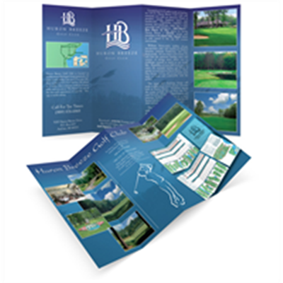 9" x 12" Brochure 100lb Text Gloss AQ