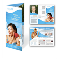 8 1/2" x 11" Brochure 100lb Cover