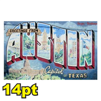 8 1/2" x 5 1/2" 14pt Matte/Dull Postcards