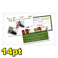 5" x 15" 14pt Postcards