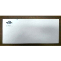 Envelope, #10 Solid White, No Window, with Return 